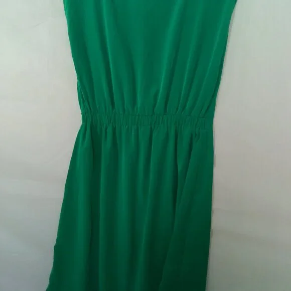 Old Navy Sleeveless Summer Dress Color Solid Green Size XS - Picture 2 of 8